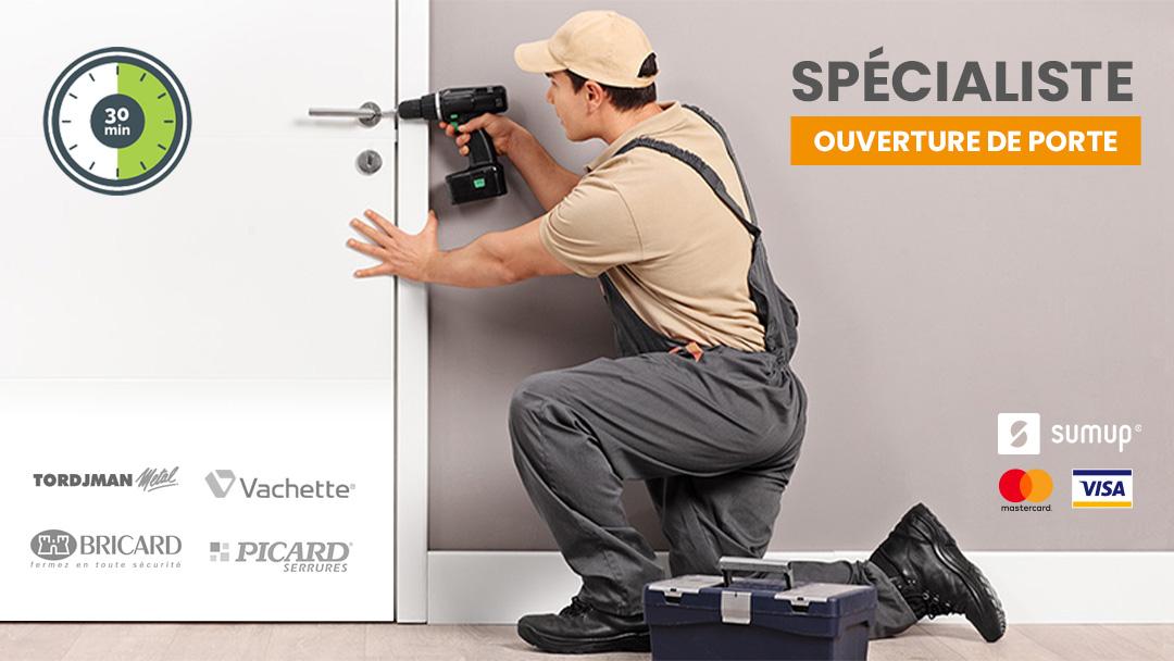 ouverture de porte